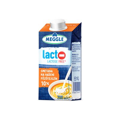 MEGGLE Smetana bezlaktózová 10% chlaz. 200 ml
