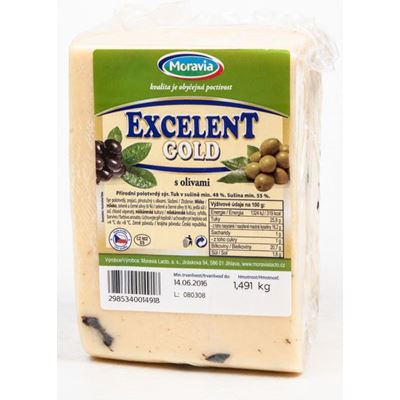 EXCELENT Sýr olivy chlaz. váž. cca 1,5 kg