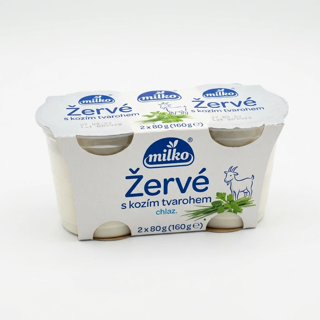 milko Žervé s kozím tvarohem chlaz. 2 x 80 g