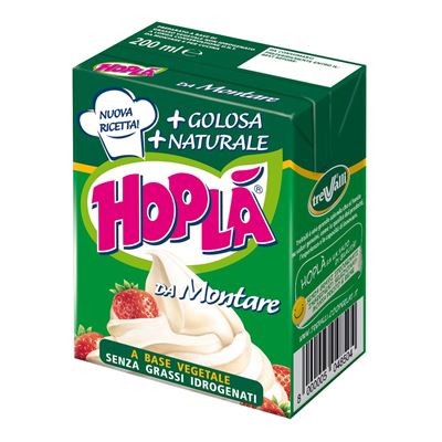 TREVALLI Hoplá Krém slazený rostlinný 26% chlaz. 200 ml