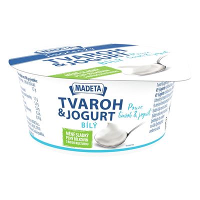 MADETA Jihočeský tvaroh a jogurt bílý chlaz. 135 g
