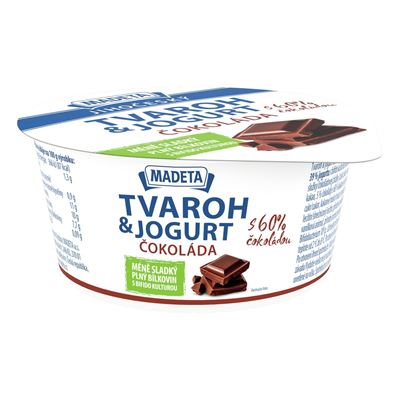 MADETA Jihočeský tvaroh a jogurt čokoláda chlaz. 135 g