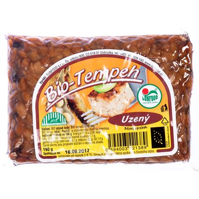 SUNFOOD Tempeh uzený BIO chlaz. 190 g