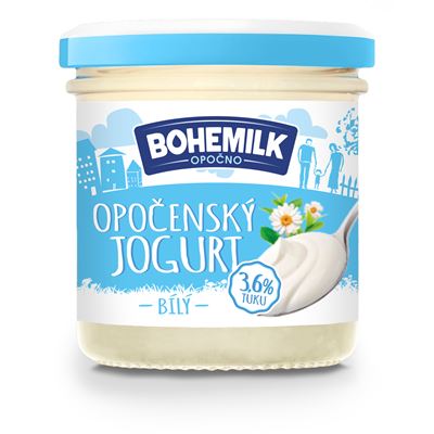 BOHEMILK Opočenský jogurt bílý 3,6 % tuku chlaz. 150 g