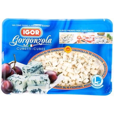 IGOR Gorgonzola kostičky chlaz. 500 g