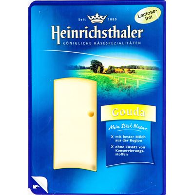 Gouda 48% sýr plátky bez laktózy chlaz. 150 g