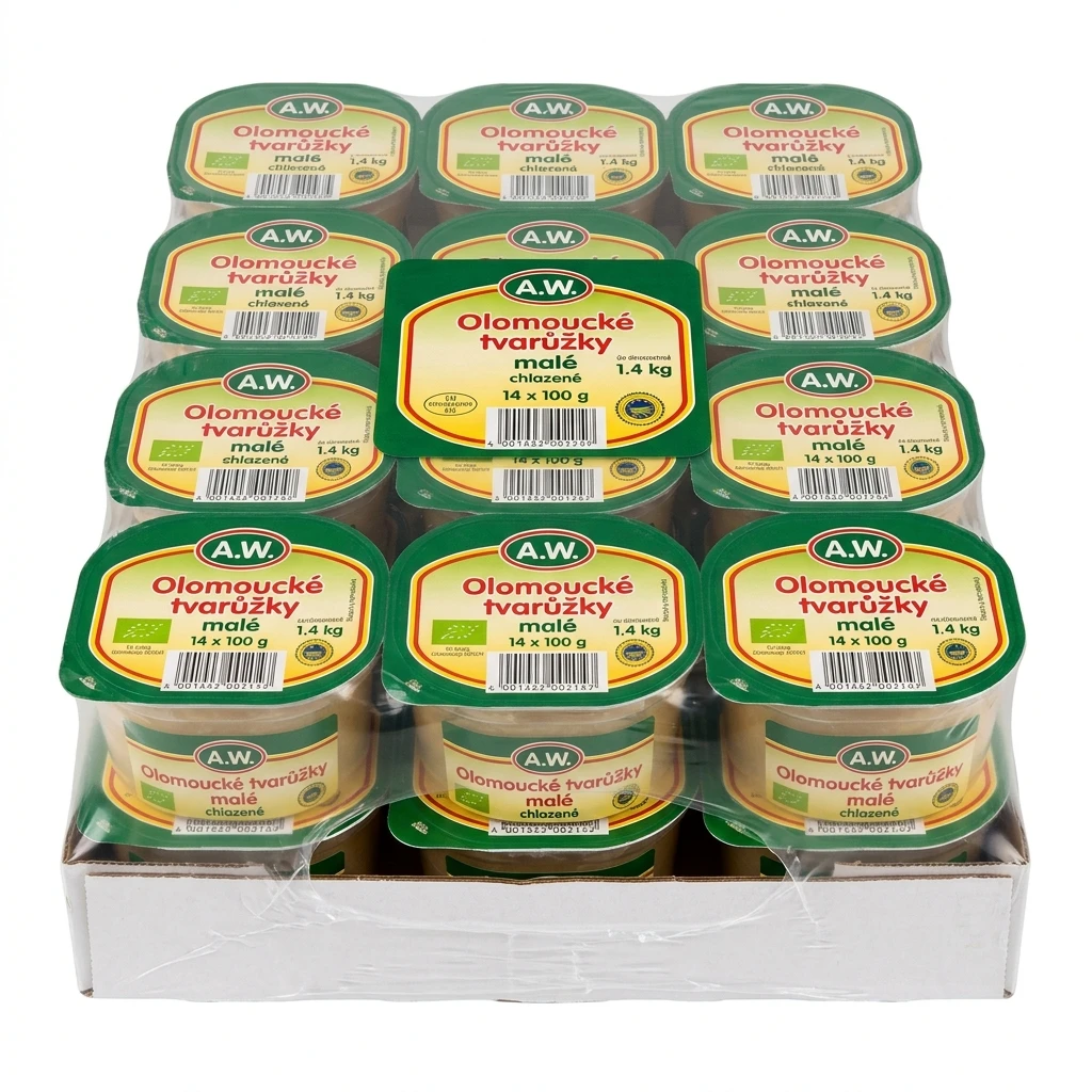 A.W. Olomoucké tvarůžky malé chlaz. 14 x 100 g