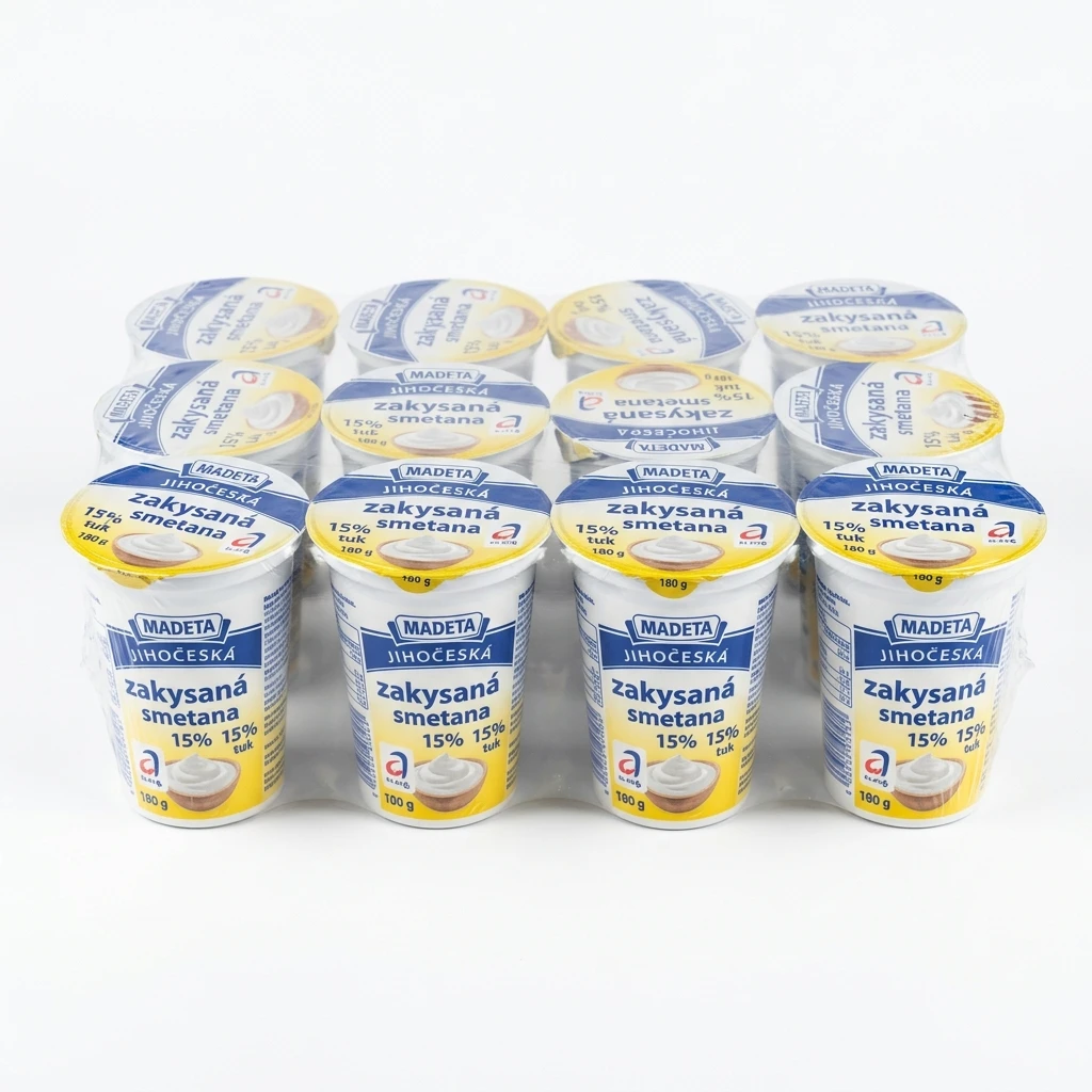 MADETA Jihočeská zakysaná smetana 15% 10 x 180 g