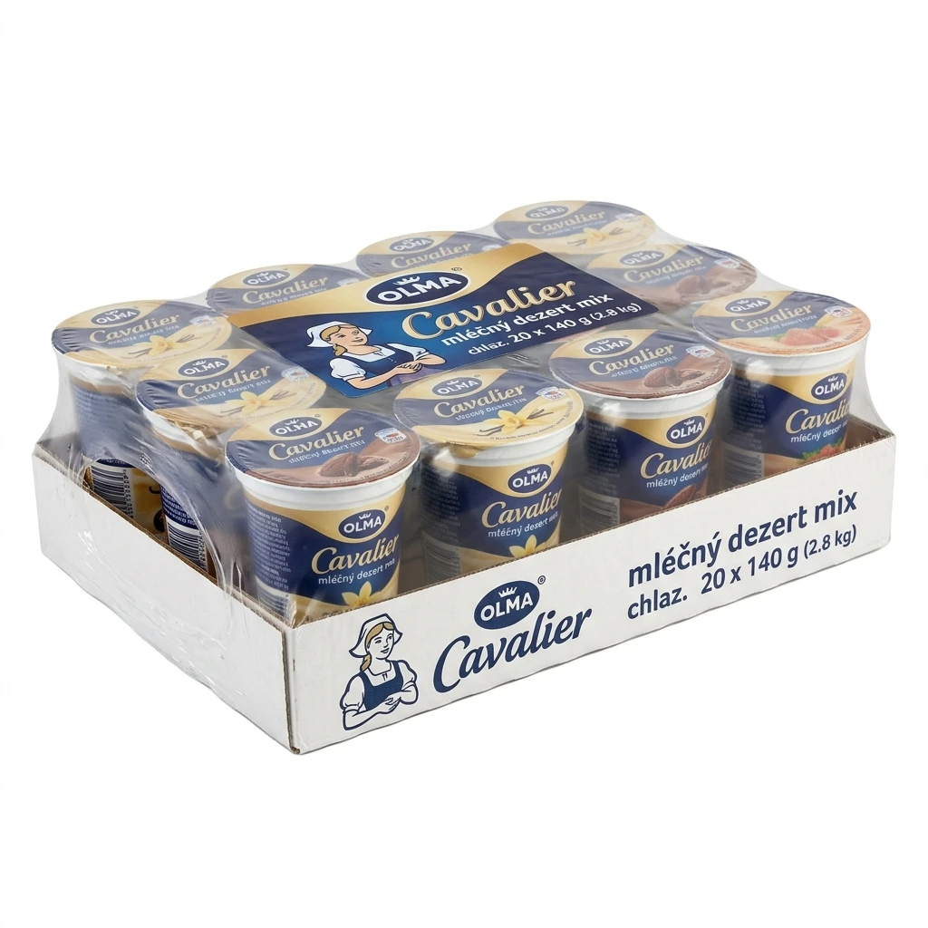 OLMA Cavalier mléčný dezert mix chlaz. 20 x 140 g