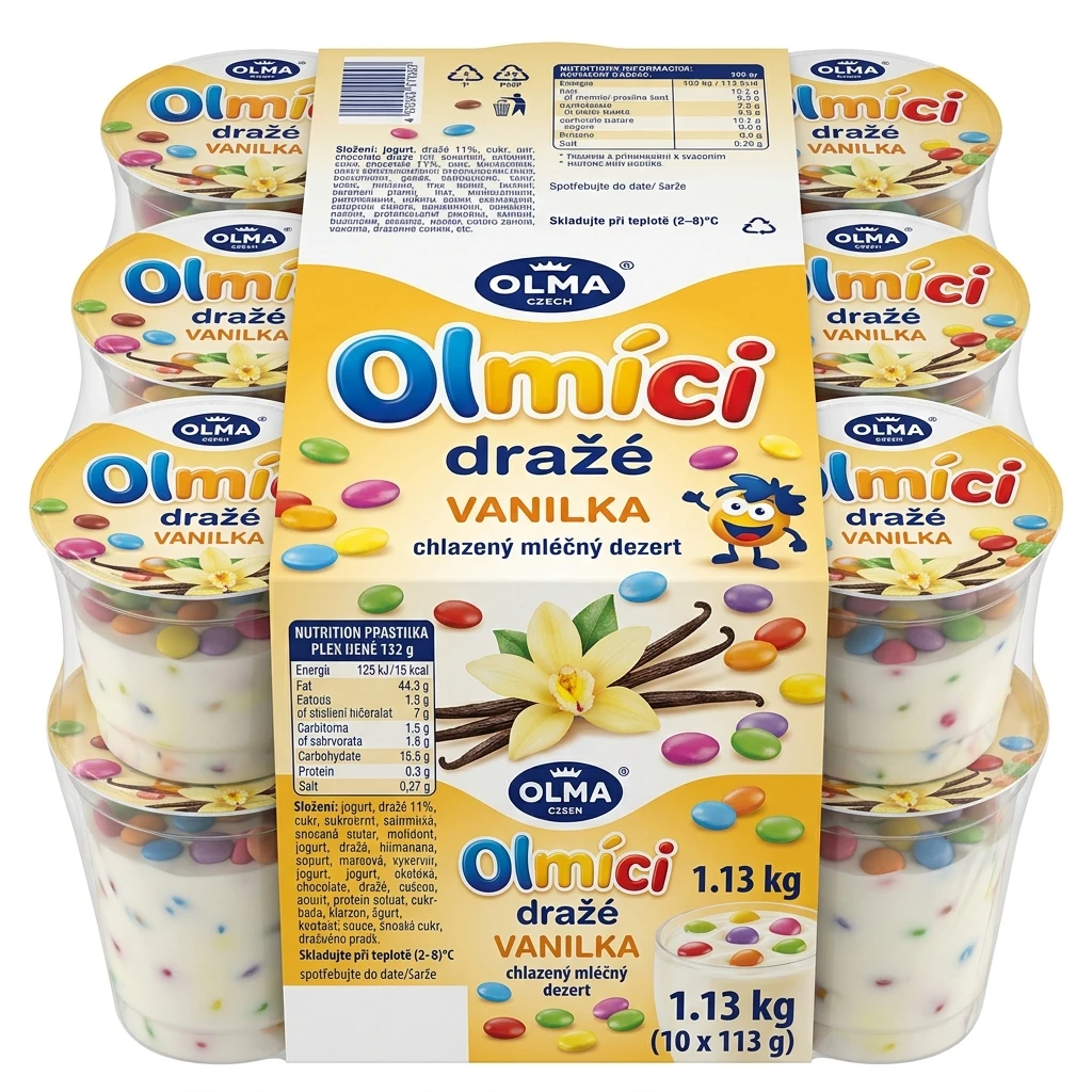 OLMA Olmíci dražé vanilka chlaz. 10 x 113 g