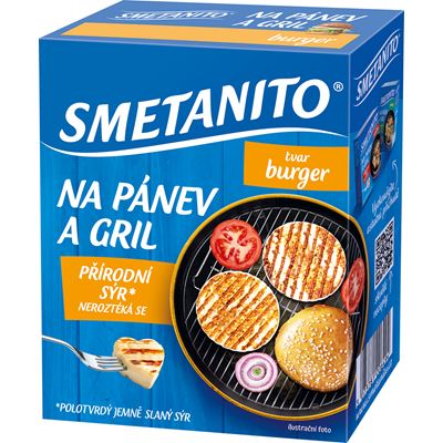 SMETANITO na pánev a gril burger chlaz. 200 g