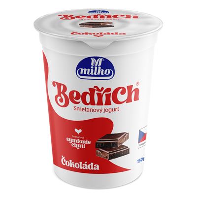 milko Bedřich Jogurt smetanový čokoláda chlaz. 10 x 150 g