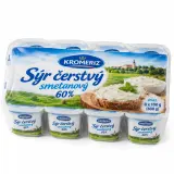 KROMERIZ Sýr čerstvý smetanový 60% chlaz. 8 x 100 g
