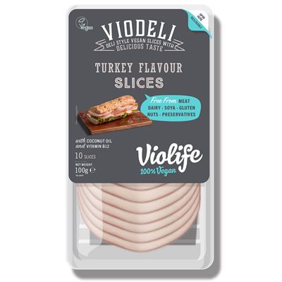 VIOLIFE Viodeli Plátky s krůtí příchutí chlaz. 100 g