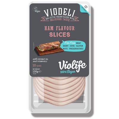 VIOLIFE Viodeli Plátky s příchutí šunky chlaz. 100 g