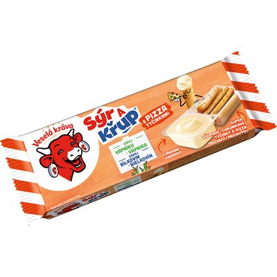 Veselá kráva Sýr a křup pizza chlaz. 20 x 35 g