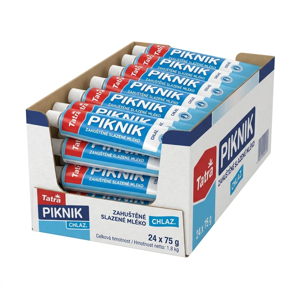 Tatra Piknik zahuštěné slazené mléko chlaz. 24 x 75 g