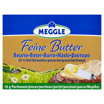 MEGGLE máslo porce chlaz. 100 x 10 g