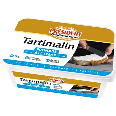 PRÉSIDENT Professionnel Tartimalin sýr smetanový chlaz. 1 kg