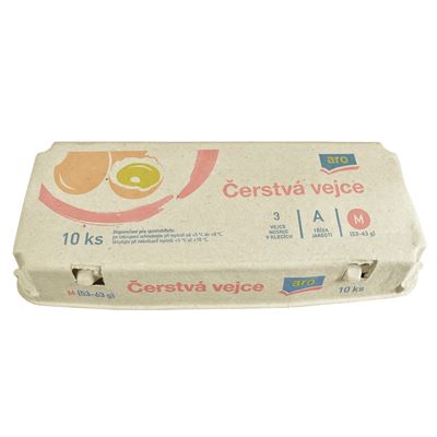 Vejce balená vel. M chlaz. 10 ks