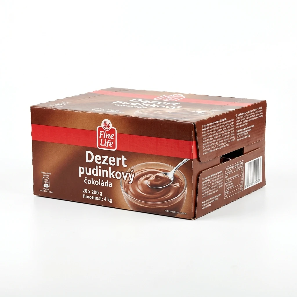 Fine Life Dezert pudinkový čokoláda 20 x 200 g
