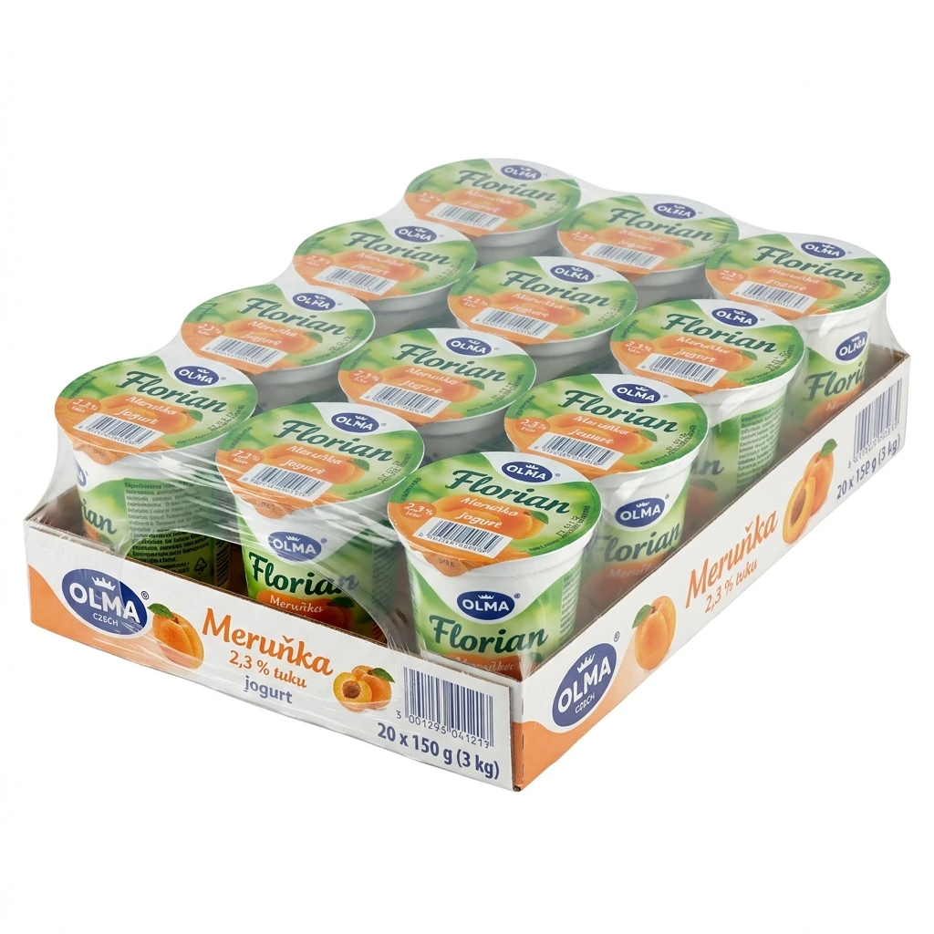 OLMA Florian jogurt meruňka 2,3 % tuku chlaz. 20 x 150 g