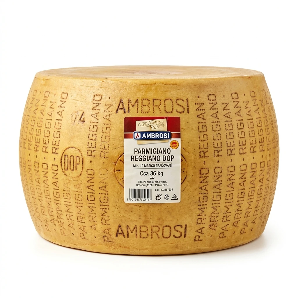 AMBROSI Parmigiano Reggiano 12měs. chlaz. váž. cca 36 kg