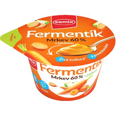 semix Fermentík 60 % mrkev jablko chlaz. 9 x 150 g