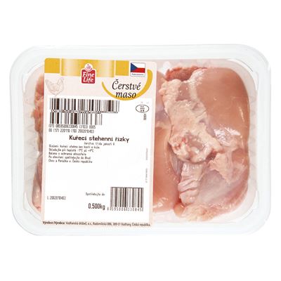 Fine Life Kuřecí stehenní řízky CZ ochr. atmos. chlaz. 500 g