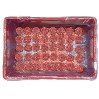Hovězí burger pepř a sůl volně ložený 5 cm chlaz. 40 x 50 g vlastní výroba