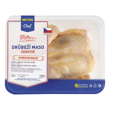 METRO Chef České výběrové kuře ochranná atmos. chlaz. 1 kg