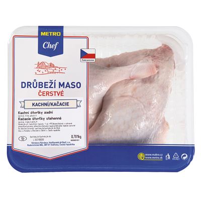 METRO Chef CZ Kachní čtvrtky chlaz. cca 800 g