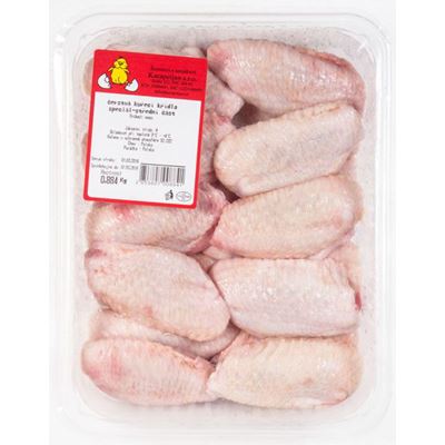 Kuřecí křídlo speciál střední část chlaz. váž. cca 1 kg