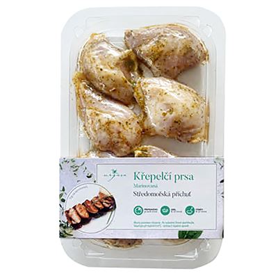 Křepelčí prsa marináda středomořská příchuť chlaz. 200 g