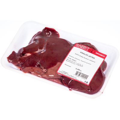 Králičí játra chlaz. váž. cca 400 g