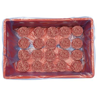 Hovězí burger pepř a sůl volně ložený 3 mm chlaz. 20 x 200 g vlastní výroba