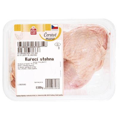 Fine Life Kuřecí stehna CZ ochr. atmos. chlaz. 500 g