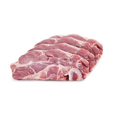 Vepřová krkovice s kostí plátky chlaz. 10 x 130 g vlastní výroba