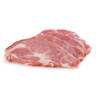 Vepřová krkovice bez kosti plátky chlaz. 50 x 70 g vlastní výroba