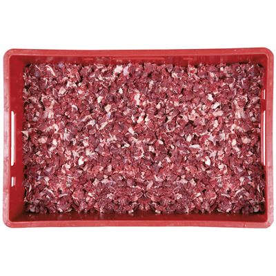 Hovězí kostky z kližky volně ložené 1 x 1 cm chlaz. váž. cca 8 kg vlastní výroba