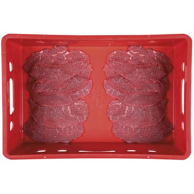 Hovězí na ptáčky naklepané volně ložené chlaz. váž. 10 x 150 g vlastní výroba