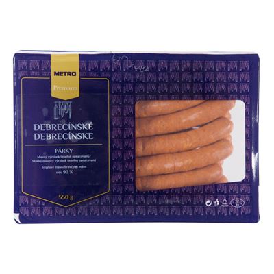 METRO Premium Párky debrecínské chlaz. 550 g