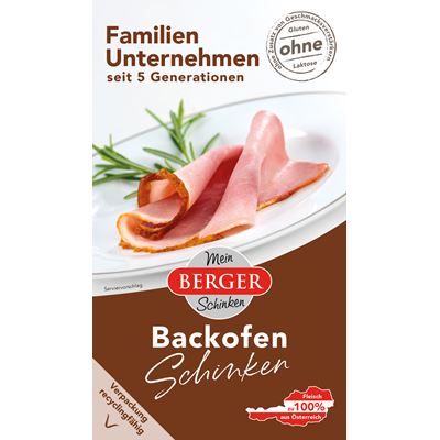 BERGER Šunka pečená plátky chlaz. 100 g