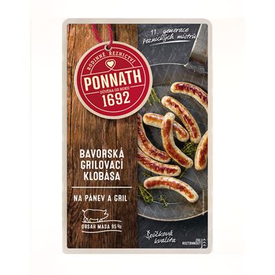 PONNATH Klobása bavorská chlaz. 200 g