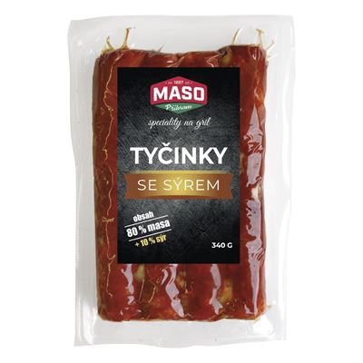 Tyčinky grilovací se sýrem chlaz. 340 g