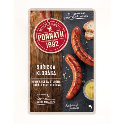 PONNATH Sušická klobása chlaz. 300 g
