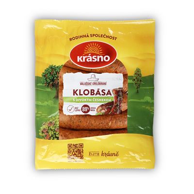 krásno Klobása s divokým česnek ochranná atmos. chlaz. cca 1 kg