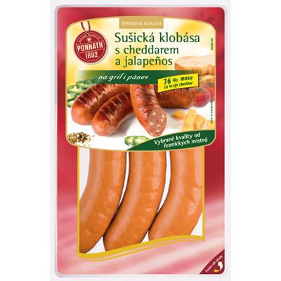 Sušická klobása s jalapeňo chlaz. 300 g