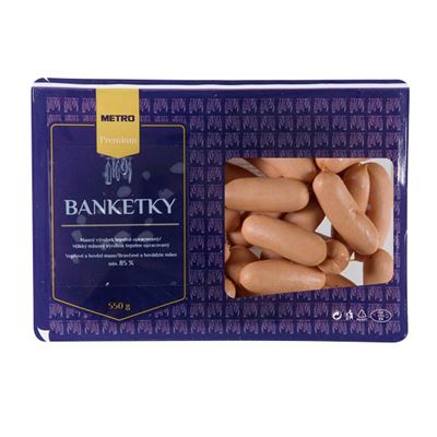 METRO Premium Párky banketky chlaz. 550 g