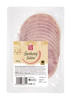 Fine Life Šunkový salám krájený chlaz. 100 g